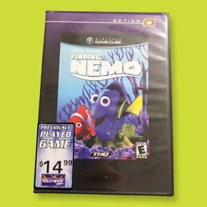 Disney Pixar Finding Nemo Gamecube Video Game